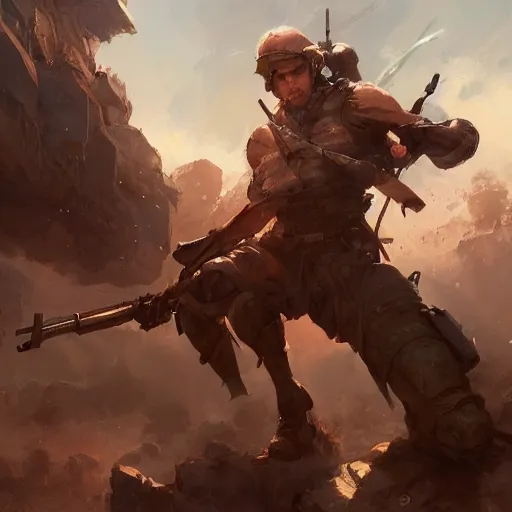 Image similar to man stonding on battlefield, by stanley artgerm lau, wlop, rossdraws, james jean, andrei riabovitchev, marc simonetti, yoshitaka amano, artstation, cgsociety,