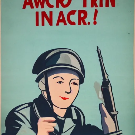 Prompt: a World War II propaganda poster for arch Linux