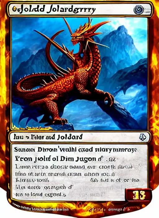 Prompt: joldir dragon, century age of ashes, century, dragon game, joldir