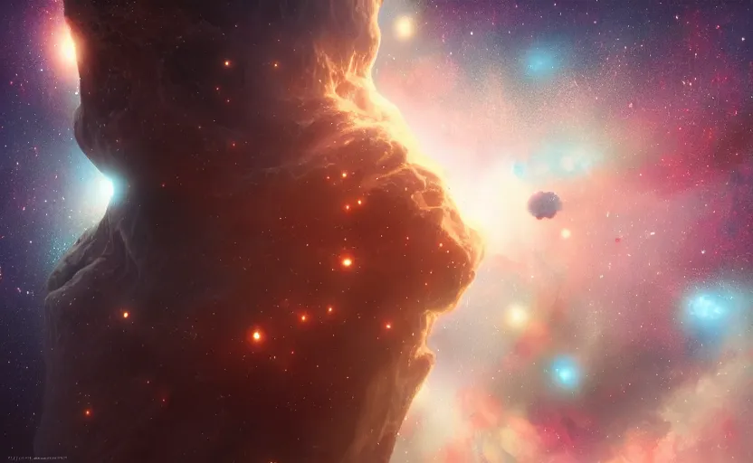 Image similar to a nebula dispersing, artstation, cgsociety, highly detailed