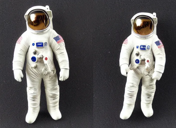 Prompt: Image on the store website, eBay, Full body, 80mm resin figure of an astronaut