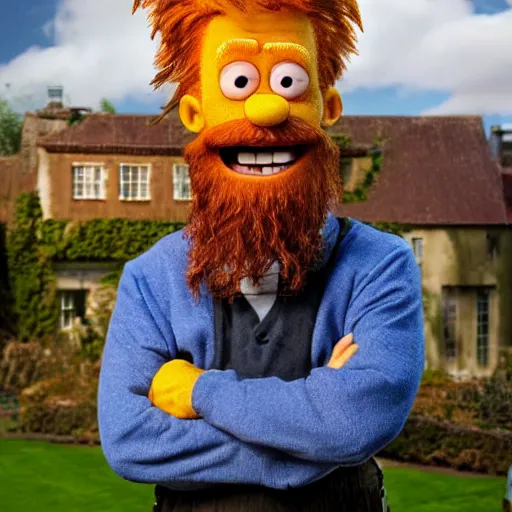 Image similar to stunning award winning hyperrealistic hdr 8 k highly detailed portrait photo of groundskeeper willie from the simpsons as a real human