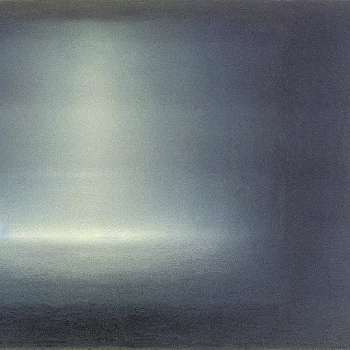 Image similar to the abstract painting'arctic void ', by caspar david friedrich!!!, by rothko!!!