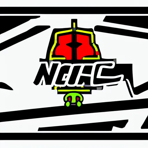 Prompt: neon gaming logo