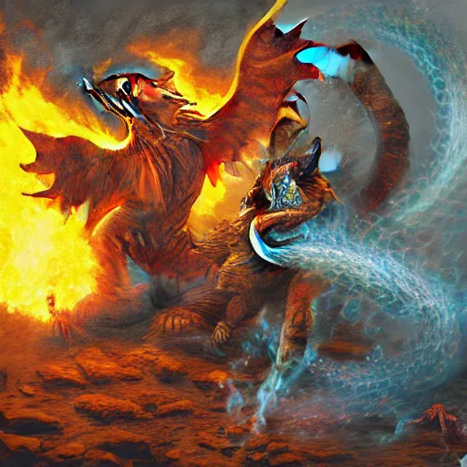 Image similar to ginger man in a discord t-shirt fights a fire breathing dragon in a room filled with dragon eggs, painted, by Jason A. Engle, high fantasy