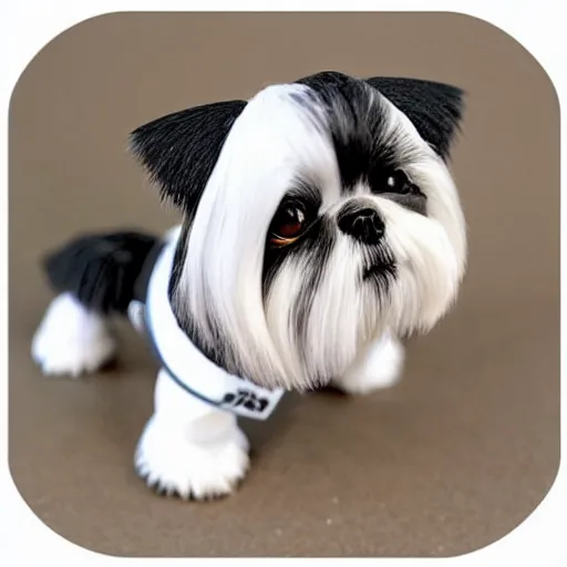 Prompt: Shih Tzu Space Marine, Gothic, Detailed, Realistic