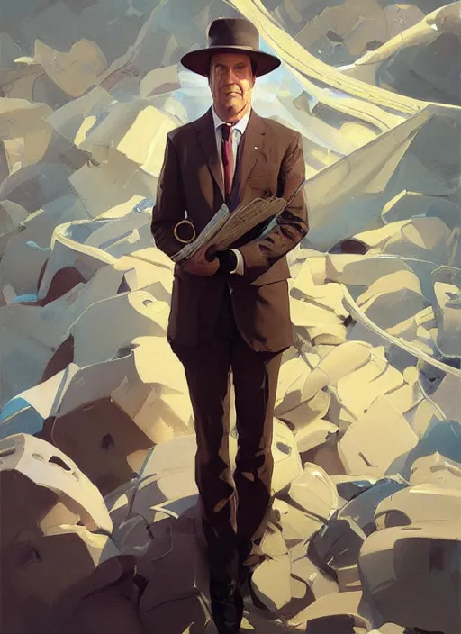 Image similar to portrait of saul goodman, lawyer clothing, painting by sargent and leyendecker, asymmetrical, intricate, elegant, matte painting, illustration,, by rhads, by greg rutkowski, by greg tocchini, by james gilleard, by joe fenton