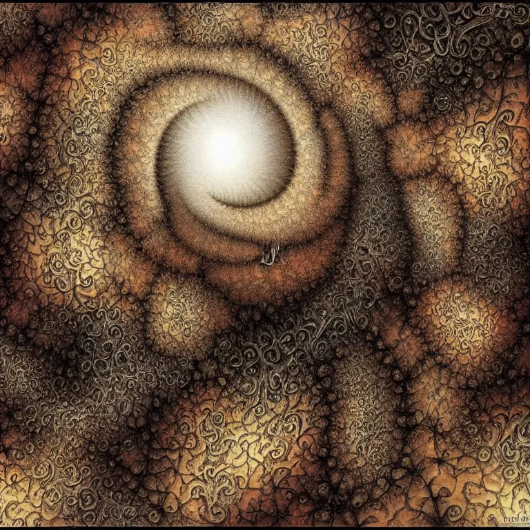 Prompt: fractal, mandelbrot set by luis royo