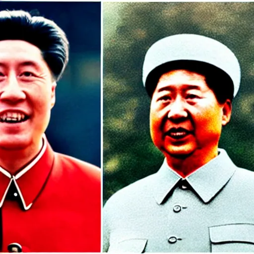 Image similar to robert lewandowski meeting mao zedong