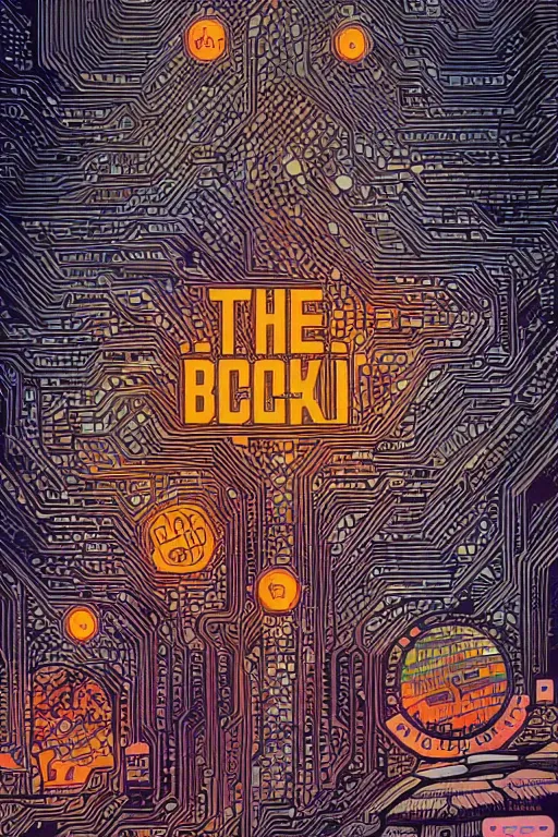 Image similar to the blockchain by dan mumford