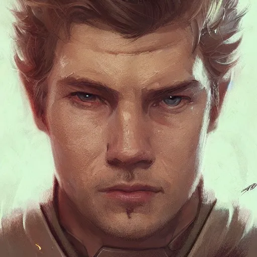 Image similar to portrait of a man by greg rutkowski, old jedi master ben skywalker, star wars expanded universe, he is about 5 0 years old, highly detailed portrait, digital painting, artstation, concept art, smooth, sharp foccus ilustration, artstation hq