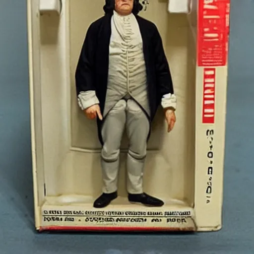 Image similar to “Benjamin Franklin as a 1980s action figure”