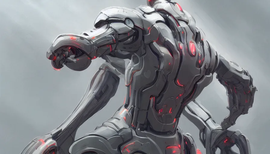 Prompt: environment concept art of statue of ultron by jama jurabaev, very long shot, trending on artstation, high quality, brush stroke, for aaa game