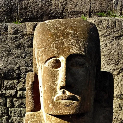 Image similar to Ancient Greek Moai