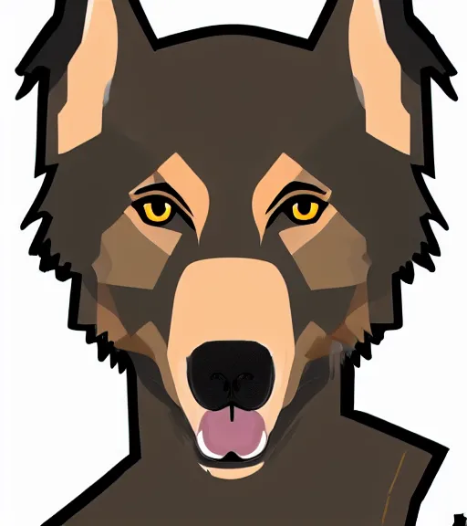 Prompt: expressive stylized master furry artist digital line art painting headshot official portrait character study of the anthro male anthropomorphic german shepard fursona animal person officer wearing clothes military general uniform