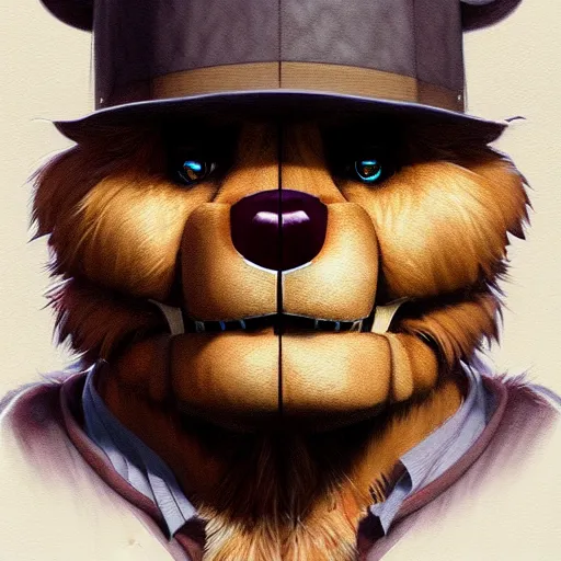 Freddy Fazbear Head by DarkofRose on DeviantArt