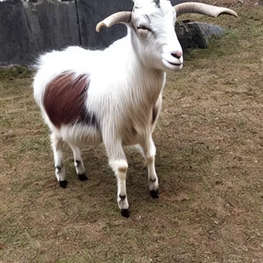Prompt: goat committing tax fraud