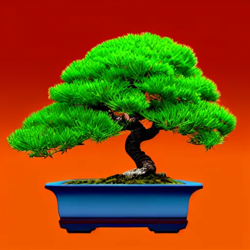 Image similar to bonsai tree! but minimalistic concept art by frank stella gilleard james whalen tom, colorful, soft light, trending on artstation, minimalism