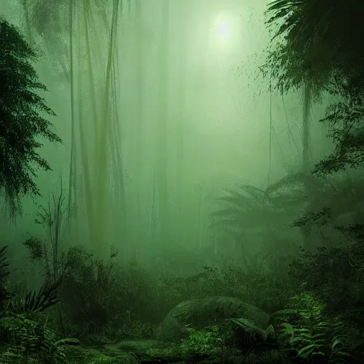 Dense Fog Jungle Image & Photo (Free Trial)