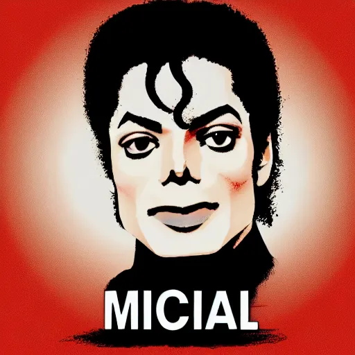 Image similar to Michael Jackson discord logo, 4K funny