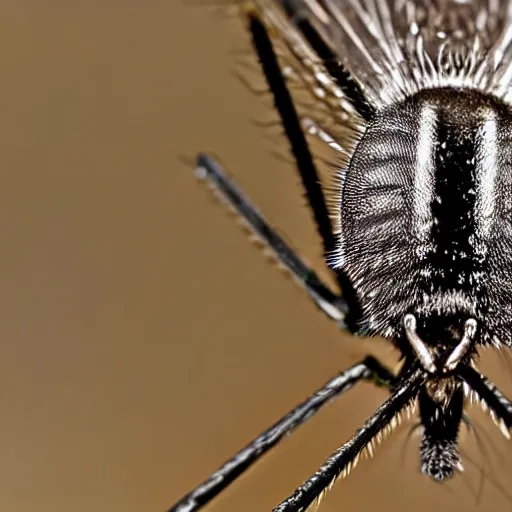 Image similar to close up of mosquito, wildlife photography, nikon d 7 5 0, macro view, super - resolution microscopy, closeup, zoom, shutter speed 1 / 1 0 0 0, f / 2. 8, 3 2 k, ultra - hd, super - resolution, natural lighting, insanely detailed and intricate, hypermaximalist, elegant, ornate, hyper realistic, super detailed