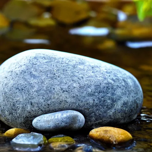 Image similar to a rock made out of water