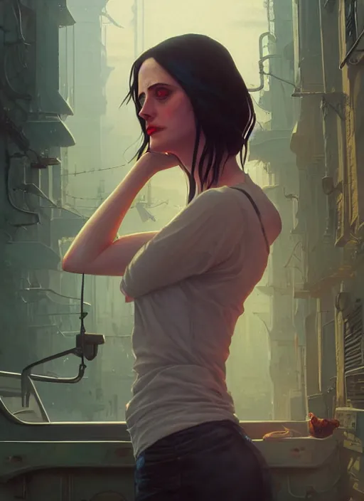 Prompt: highly detailed portrait of the dreamers eva green in gta v, stephen bliss, unreal engine, fantasy art by greg rutkowski, loish, rhads, ferdinand knab, makoto shinkai and lois van baarle, ilya kuvshinov, rossdraws, tom bagshaw, global illumination, radiant light, detailed and intricate environment