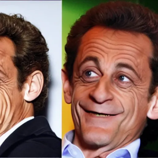 Prompt: Nicolas Sarkozy playing the Joker