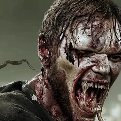 Image similar to Venom In The Walking Dead 4K quality super realistic