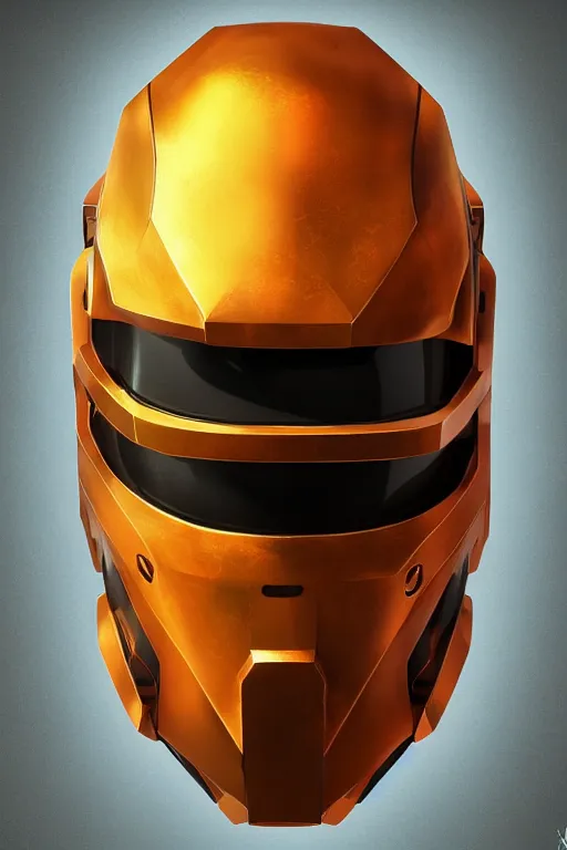 Image similar to robot ninja mask helmet halo master chief radiating a glowing aura global illumination ray tracing hdr fanart arstation by ian pesty and katarzyna da „ bek - chmiel