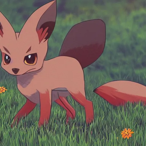 I got bored and made a pre evolution to eevee called Evou, I based it off a  fennec fox and a pomeranian : r/pokemon