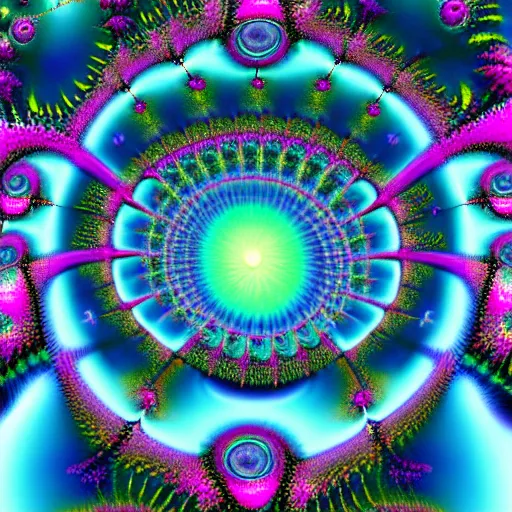 Prompt: a fractal universe in exquisite detail. 8 k, trending on artstation.