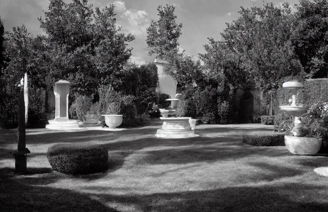 Prompt: form has depth as well as width and height. three - dimensional form is the basis garden idyll light and shade should blend without lines or borders, in the manner of smoke intact flawless ambrotype from 4 k criterion collection remastered cinematography gory horror film, ominous lighting, evil theme wow photo realistic postprocessing fujicolor c 2 0 0 photograph by robert adams