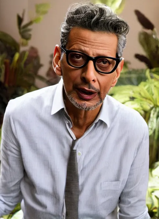 Image similar to Jeff Goldblum, the one true god