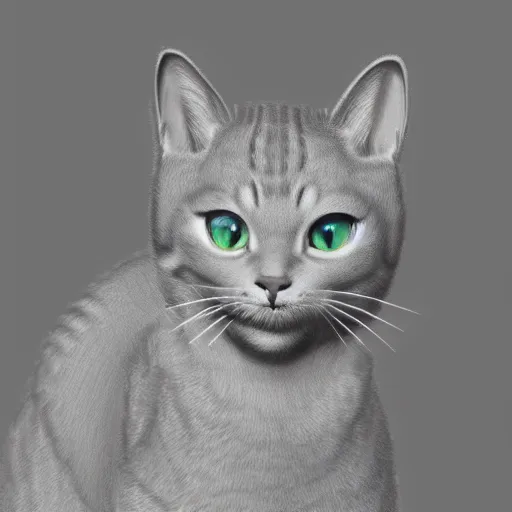 Prompt: a beautifully detailed rendering of a Photorealistic angelic cat. Hyperdetailed photorealism, 108 megapixels, beautiful colors, artstation concept art