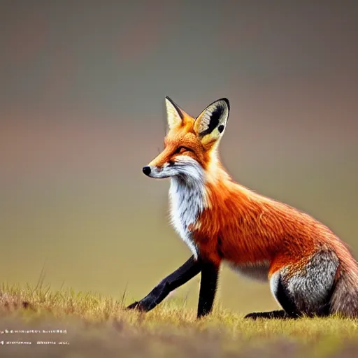 Prompt: a national geographic award winning photograph of a fox, nature photography, 4k, HD