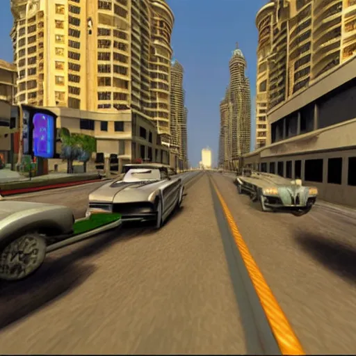 Image similar to gta : dubai, fantastic realism