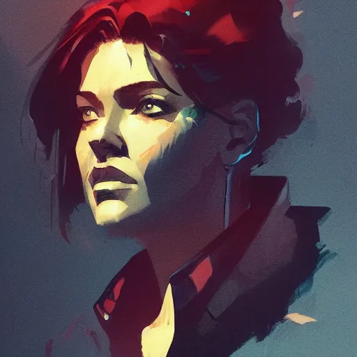 Prompt: portrait of a 80's Detective woman, dramatic lighting, illustration by Greg rutkowski, yoji shinkawa, 4k, digital art, concept art, trending on artstation