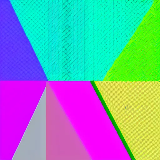 Image similar to geometric storefront light green, light blue, light yellow, light purple, digital art