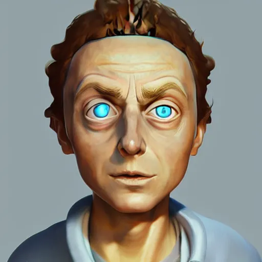 Image similar to morty from rick and morty as a human, highly detailed portrait, digital painting, artstation, concept art, smooth, sharp foccus ilustration, artstation hq