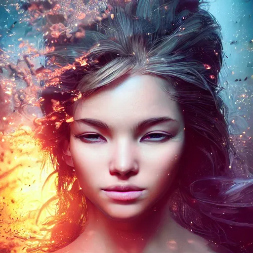 Image similar to full body pose, hyperrealistic photograph of a beautiful girl, artist, dim volumetric lighting, 8 k, octane beautifully detailed render, extremely hyper detailed, intricate, epic composition, cinematic lighting, masterpiece, trending on artstation, very very detailed, stunning, hdr, smooth, sharp focus, high resolution, award, winning photo, dslr, 5 0 mm