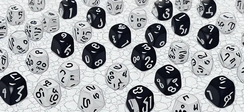 Image similar to planets shaped 2 0 - sided - dice, digital art, extreme detail