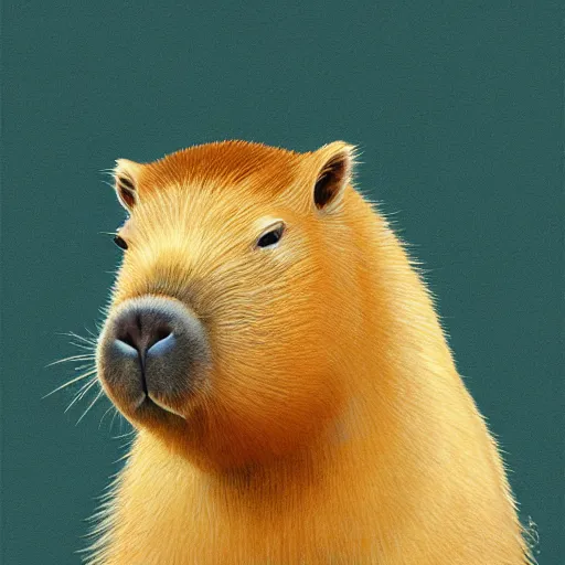 Image similar to capybara portrait by bored ape yacht club