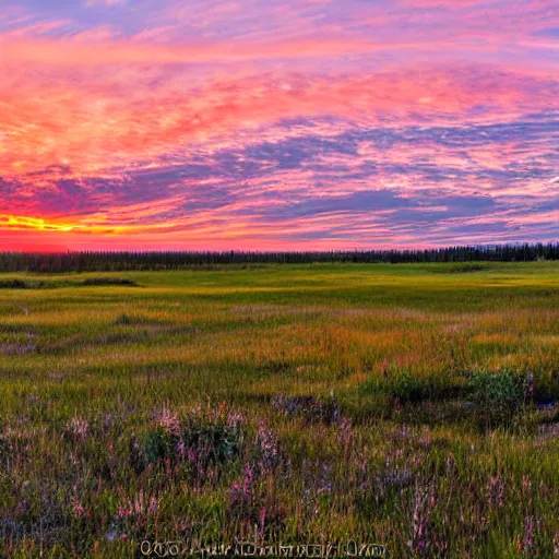 Image similar to alberta prairie at sunset