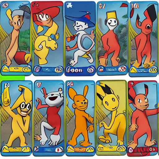 Image similar to curious george pokemon card