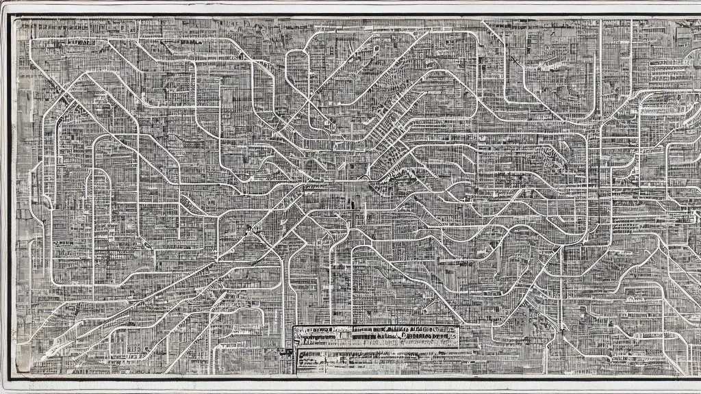 Image similar to blueprint marked hell subway map