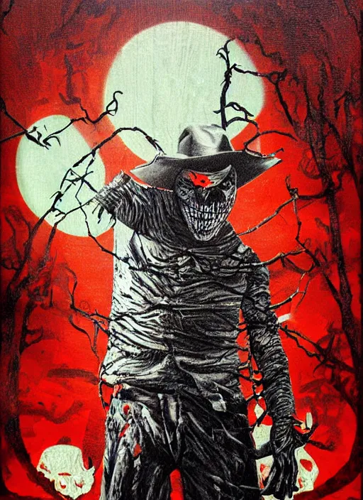 Prompt: nightmare on elm street art by mike saputo