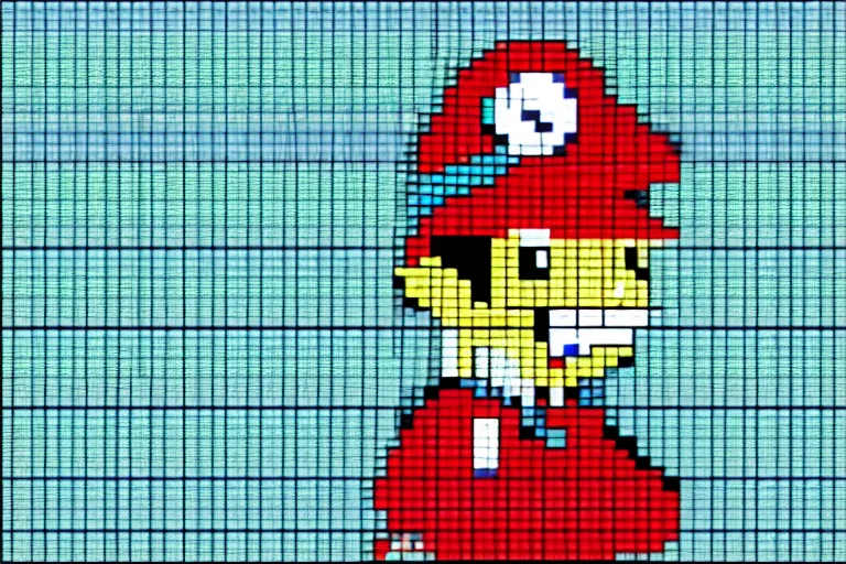 Image similar to Mario, Pokemon Sprite