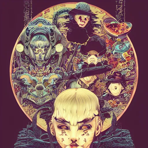 Prompt: portrait of icecream, symmetrical, by yoichi hatakenaka, masamune shirow, josan gonzales and dan mumford, ayami kojima, takato yamamoto, barclay shaw, karol bak