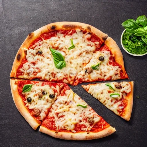 Image similar to pizza with rice as a toppping